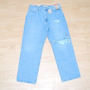 Levi's '94 Baggy Ripped/Tattered Jeans - 2000 and Late Wash Size 33x31